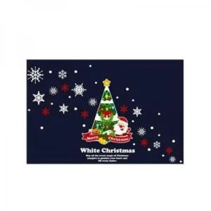 장식 크리스마스 해피트리 실사출력컷팅 스티커 대형