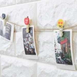 사진집게 마끈 사진걸이집게 나무집게 세트