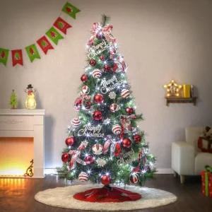 풀세트 완제품 해피 210cm 솔잎 리얼 롤리팝 트리