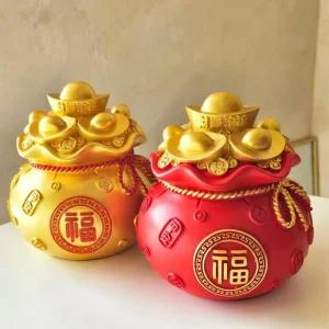 재물운 저금통 복주머니 풍수 금원보 개업 선물