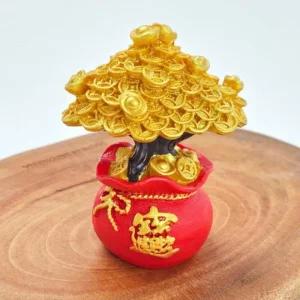 장식 개업 풍수 집들이 미니 복주머니 돈나무 재물운