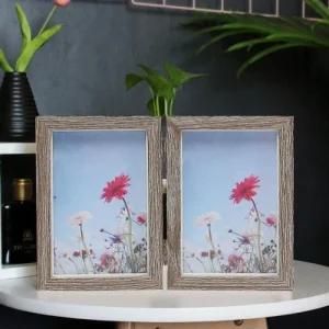 접이식 2단 감성공간 탁상 우드프레임 액자 인테리어