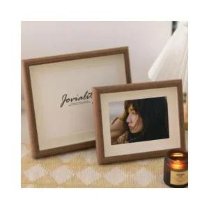 우드 탁상 인테리어 포토 프레임 루미나D 액자 홈데코 사진