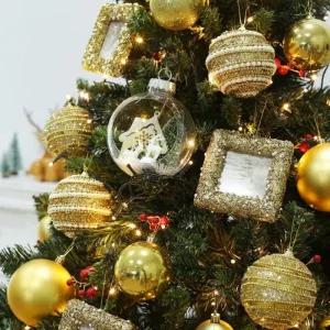 트리 세트 수제 장식볼 골드 오너먼트 글로우 01