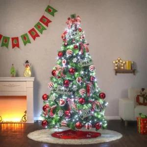 트리 210cm 롤리팝 완제품 스카치 솔잎 풀세트 해피