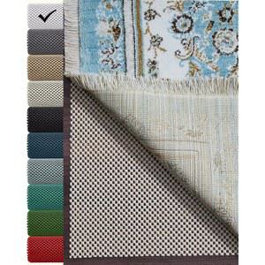 하드우드 바닥용 베켄 9x12피트 러그 패드 그 , 에어리어 러그용 미끄럼 방지 패드, 타일 두꺼운 카펫 스키드 매트 아래, 러그를 안전하고 제자리에 고정하세요