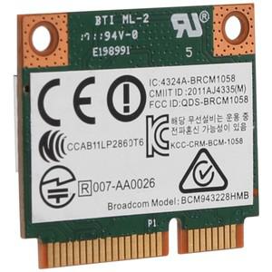 듀얼 밴드 2.4 + 5G 300M 802.11A B G N 와이파이 블루투스 4.0 무선 하프 미니 Pci-E 카드, Hp Bcm94328Hm