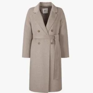 베스띠벨리 세이브존04 울 혼방 더블 브레스트 롱코트  BJHRX96500