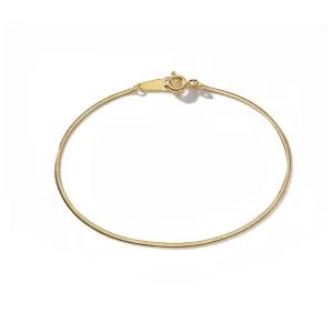 [펠리체골드] 14K 스네이크 1.1mm 팔찌