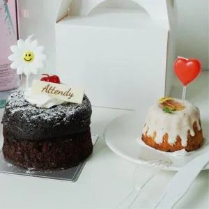 [마이모노샵] 생일 파티 이벤트 케이크 장식 데코 예쁜 하트초 5p