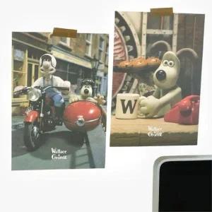 [마이모노샵] 월레스 그로밋 캐릭터 일러스트 손편지지 패드 그림