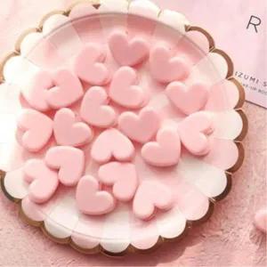 [마이모노샵] 명함 엽서 포토 카드 사진 클립 핑크 하트 집게 10개