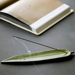 [마이모노샵] 인테리어 소품 선물 나뭇잎모양 인센스 트레이 받침대