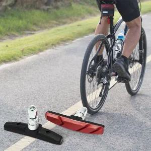 [골드스마일]교체용 자전거 V브레이크 패드 MTB 브레이크슈 레드