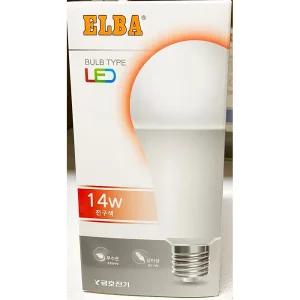 (14W E26 전구색 20개) 램프(금호 14W 안정기 전구색) X20개/전등/거실/전구/내장형/램프/LED/벌브/볼전구