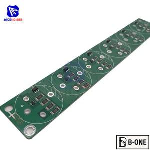 6PCS 단일 행 슈퍼 패러드 커패시터 밸런싱 보호 보드 2.5 -3V 360F 400F 4 핀
