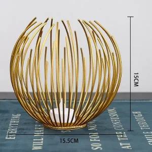 고품질 캔들 티라이트 홀더 홈 데코 웨딩디자인 (WFFV55V)