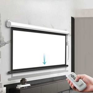 전동 스크린 120인치 무선 100인치 플라스틱 사이즈 84인치 60인치 벽걸이