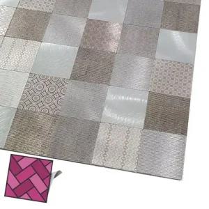 두꺼운 월타일스티커 WJ61 메탈혼합무늬 타일 WFKNLHK