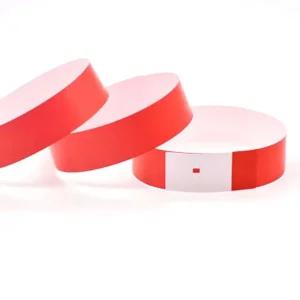 (레드 10개) 입장권 팔찌 종이 일회용 티켓 팔찌/행사/손목/놀이/공원/단체/띠지/모임/물놀이/물놀이장