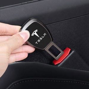 Tesla model 3 모델 X Y 스타일 로드스터 용 자동차 안전 벨트 플러그 보안 익스텐더 인테리어 액세서리