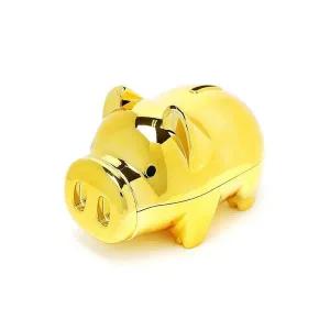 돼지저금통 중형 골드 신기한 팬시 미니금고 소품 소품