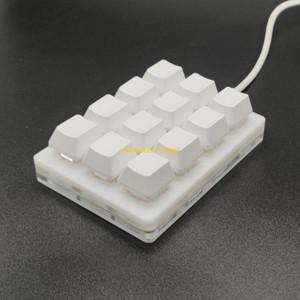 D7YC 12keys 전문 및 게이머 프로그래밍 가능한 키보드를위한 Macropad Kypad 지원 커스터마이즈 키보드