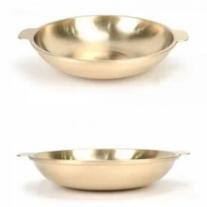 [골드스마일]직화 사용 유기 놋 전골냄비 전통 주물 주방용품