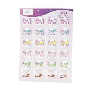 [골드스마일]1판 나비똑딱이120개입 문펫 강아지모자 강아지이름표