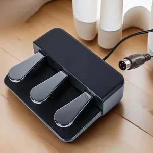 서스테인페달 3 페달 소스테누토 서스테인 전기 피아노 키보드 휴대용 하이 파트 교체