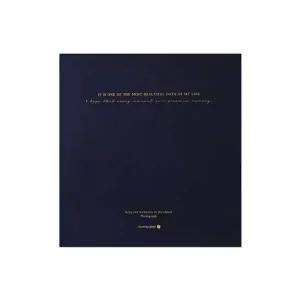 32000 양장접착앨범 30매 네이비 큰사이즈제본타입 접착식앨범