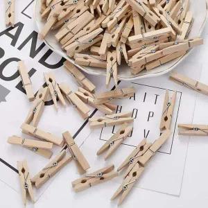 달력집게 미니 나무 집게 다이어리 악보 다꾸 문구용 대형 100P 노트 미술 원목 포토