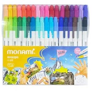 유성매직 학생 학용품 색칠 초등학생 컬러링 36색 세트 사인펜세트