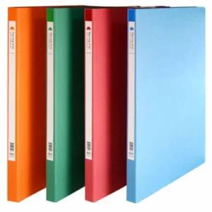스프링화일좌철 스프링화일 A4 주황 더블레버파일 문서보관