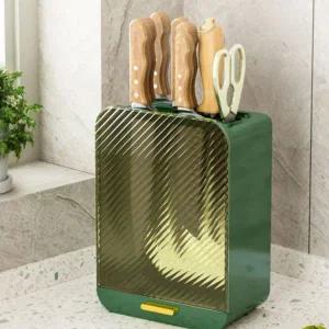 [콩심팥심]주방 칼 수납 거치대 칼꽂이 블럭형 칼집 보관함