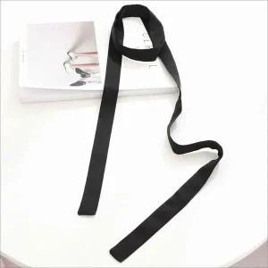 [콩심팥심]여성 롱 타이 스카프 슬림 넥타이 스타일링 포인트