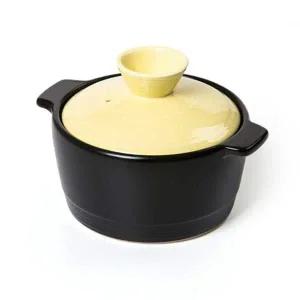 [골드스마일]오븐락 뚝배기 내열 뚝배기 찜기 솥 뚝배기 옐로우