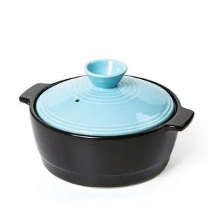 [골드스마일]오븐락 뚝배기 내열 뚝배기 찜기 솥 뚝배기 대 블루