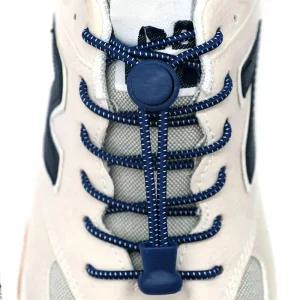 고무줄신발끈 잠금 운동화 1세트 신발 끈 넥타이 스트레칭 라운드 고속 하이킹