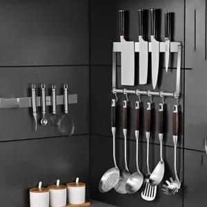 [골드스마일]주방 후크 걸이 자석 칼걸이 칼정리 40cm 마그네틱 칼거치대