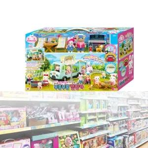 [골드스마일]있는 콩지래빗 인형의집 베이비돌 트레일러가 캠핑카