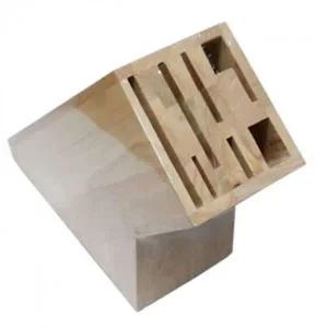 [골드스마일]원목 고무나무 주방 칼꽂이 칼수납 칼보관함