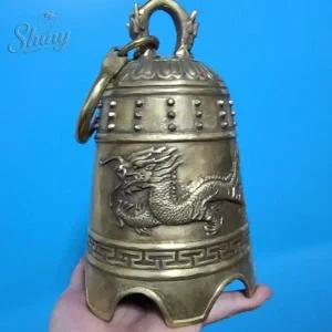 불교종 명상종 앤티크 티베트 종 황동 구리 조각 기도 수 풍 초대 불상 불교