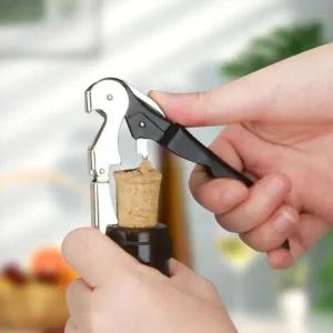 [골드스마일]스테인리스 와인 오프너 2단 코르크 따개 병 따기 도구 주류용품