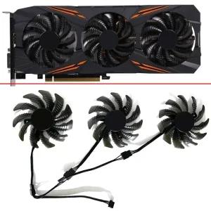 노트북쿨링팬 쿨러 78MM 4핀 T 128010 SU PLD08010S12HH GTX1080 GPU 팬기가바이트 GIGABYTE AORUS GTX1060
