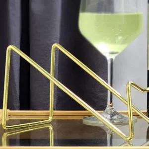 [골드스마일]와인 병 거치대 진열 선반 골드 메탈 스탠드 보관대