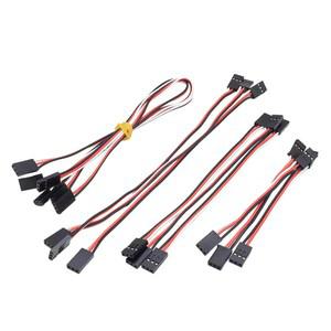 10개 100mm 서보 연장 코드 JR 플러그용 남성-남성 케이블 10cm