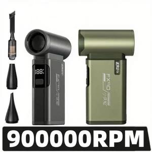 제트건 에어건 송풍기 터보 팬 충전식 900000RPM 55 메터초 브러시리스 공기 제트 휴대용 먼지 전기 건조기