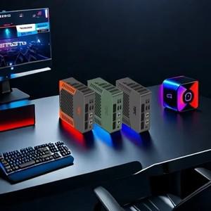 2025 저렴한 미니 PC, AMD Ryzen 7 8845HS ES 9 6900HX 듀얼 LAN 포켓 HDMI, WiFi 6, BT, 가정, 사무실,