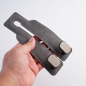 범용 카시트 후크 수납, 깔끔한 휴대폰 거치대 스웨이드 걸이 테슬라 기아 BMW 아우디 2024 자동차 인테리